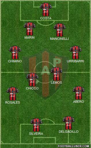 Patronato de Paraná football formation