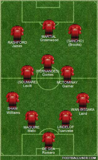 Manchester United Formation 2019