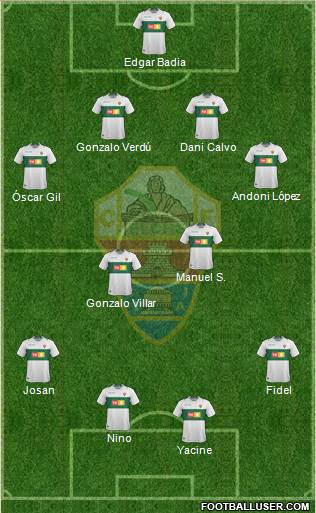 Elche C.F., S.A.D. Formation 2019