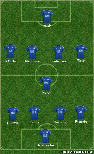 Leicester City Formation 2019