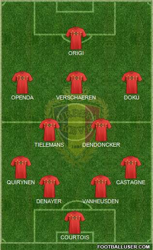 Belgium Formation 2019