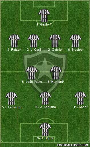 Botafogo FR Formation 2019