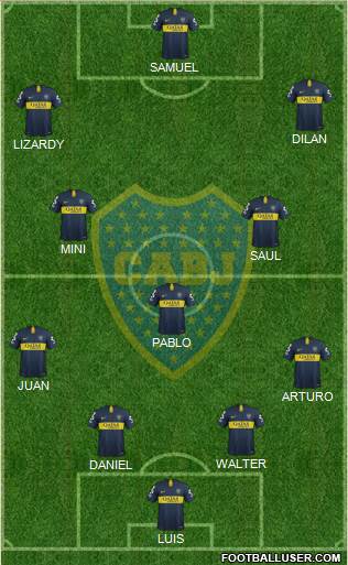 Boca Juniors Formation 2019