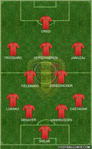 Belgium Formation 2019