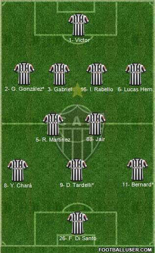 C Atlético Mineiro Formation 2019
