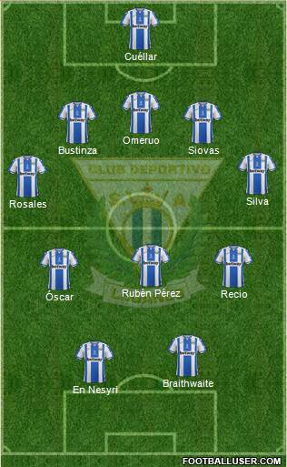 C.D. Leganés S.A.D. football formation