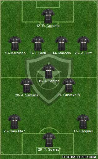 Botafogo FR Formation 2019