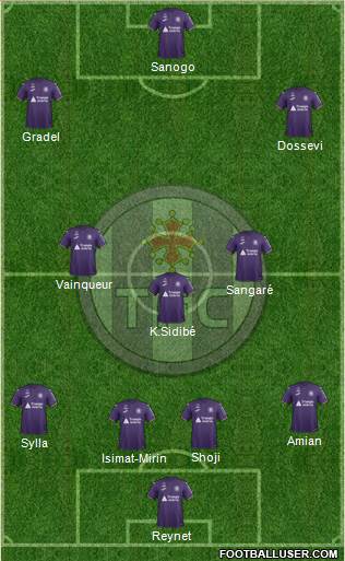 Toulouse Football Club Formation 2019