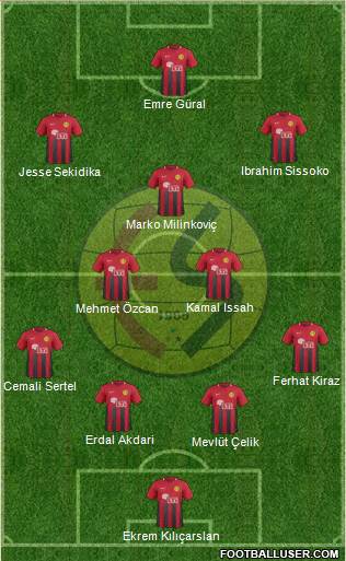 Eskisehirspor football formation