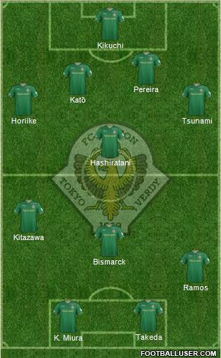 Tokyo Verdy Formation 2019