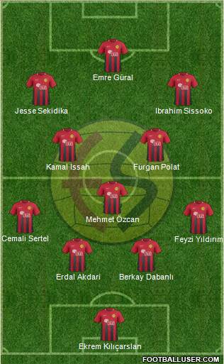 Eskisehirspor football formation