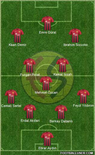 Eskisehirspor football formation