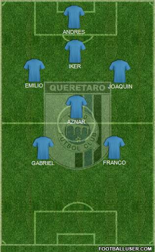 Club de Fútbol Gallos Blancos Formation 2019