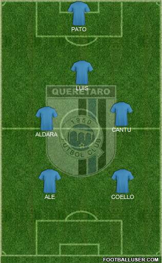 Club de Fútbol Gallos Blancos Formation 2019