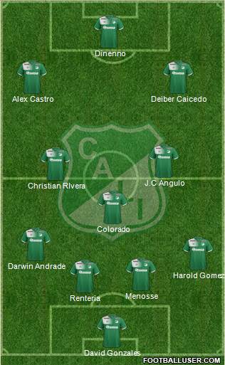 AC Deportivo Cali football formation