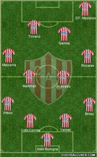 Unión de Santa Fe Formation 2019