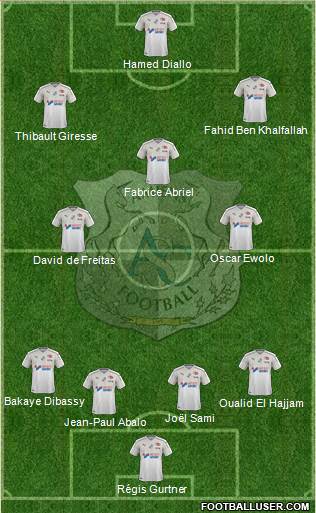 Amiens Sporting Club Football Formation 2020