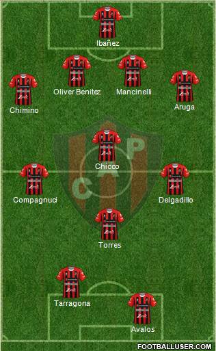 Patronato de Paraná football formation