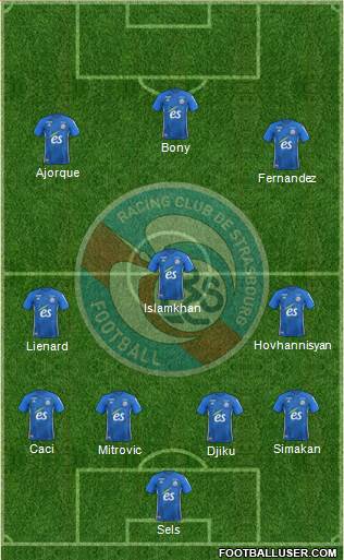 Racing Club de Strasbourg-Football Formation 2020