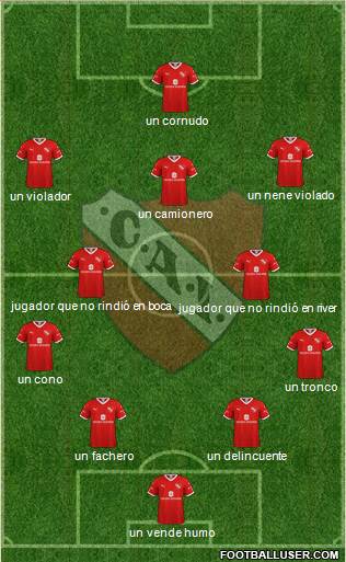 Independiente Formation 2020