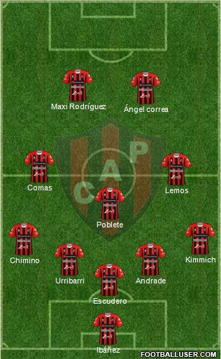 Patronato de Paraná football formation