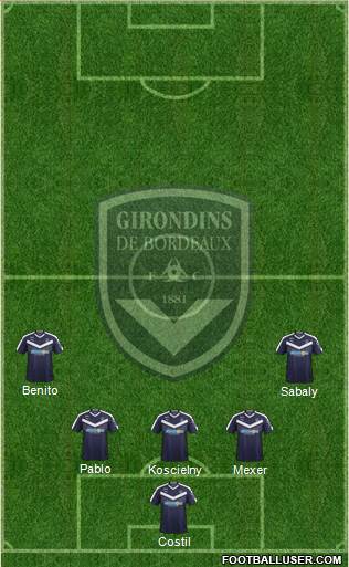 FC Girondins de Bordeaux Formation 2020