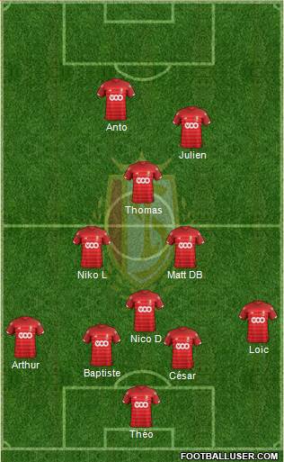 R Standard de Liège football formation