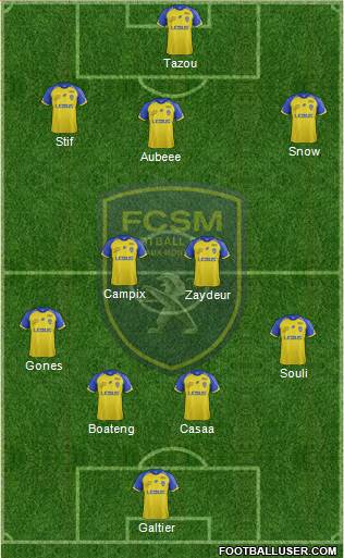 FC Sochaux-Montbéliard Formation 2020