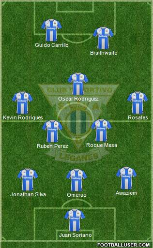 C.D. Leganés S.A.D. football formation