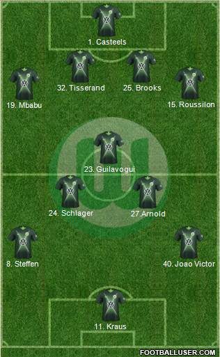 VfL Wolfsburg Formation 2020