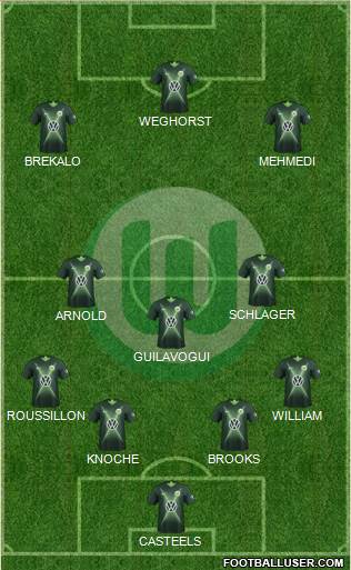 VfL Wolfsburg Formation 2020