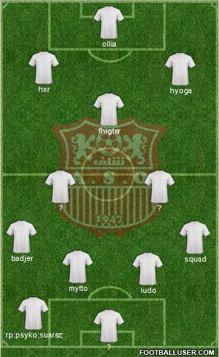 Amel Saad Olympic Chlef football formation