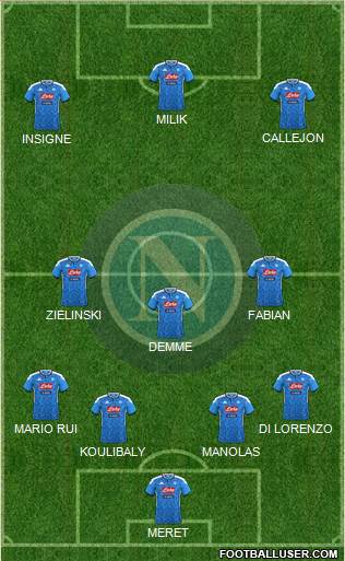 Napoli Formation 2020