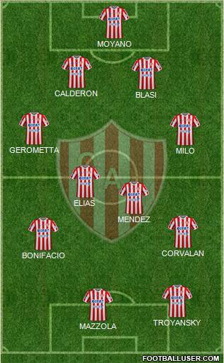 Unión de Santa Fe Formation 2020