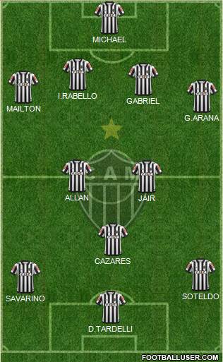 C Atlético Mineiro Formation 2020