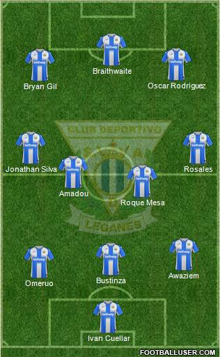 C.D. Leganés S.A.D. football formation