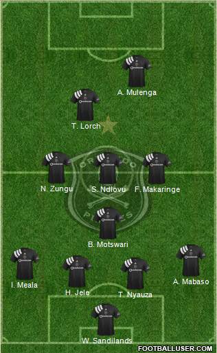 Orlando Pirates Formation 2020