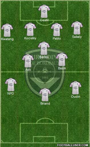 FC Girondins de Bordeaux Formation 2020