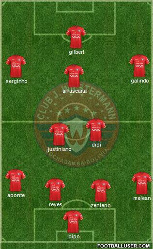 C Jorge Wilstermann Formation 2020
