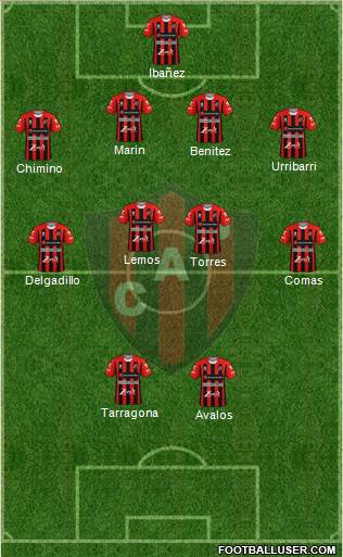 Patronato de Paraná football formation