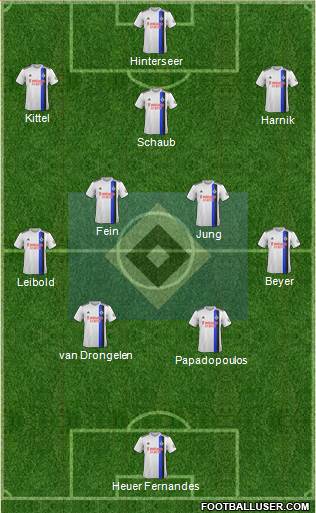 Hamburger SV football formation