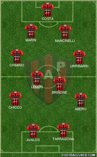 Patronato de Paraná football formation