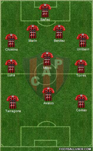 Patronato de Paraná football formation