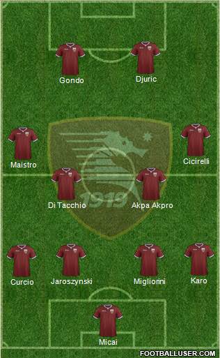 Salernitana Formation 2020