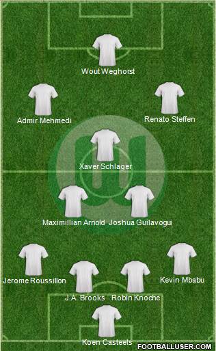 VfL Wolfsburg Formation 2020