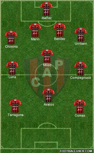 Patronato de Paraná football formation