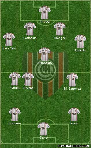 Chacarita Juniors Formation 2020