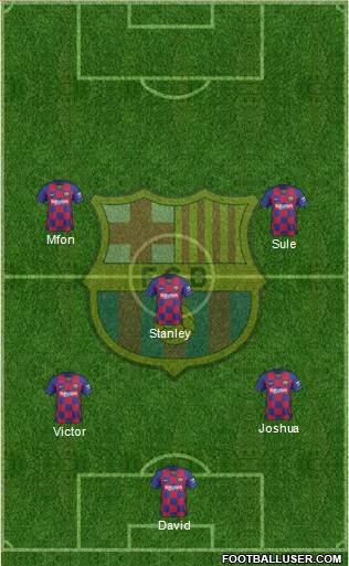 F.C. Barcelona Formation 2020