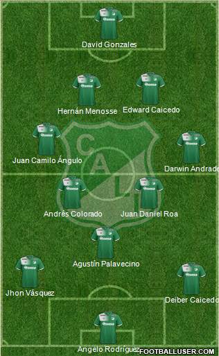 AC Deportivo Cali football formation