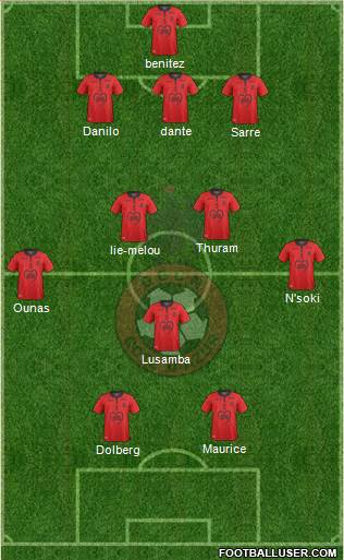 OGC Nice Côte d'Azur Formation 2020